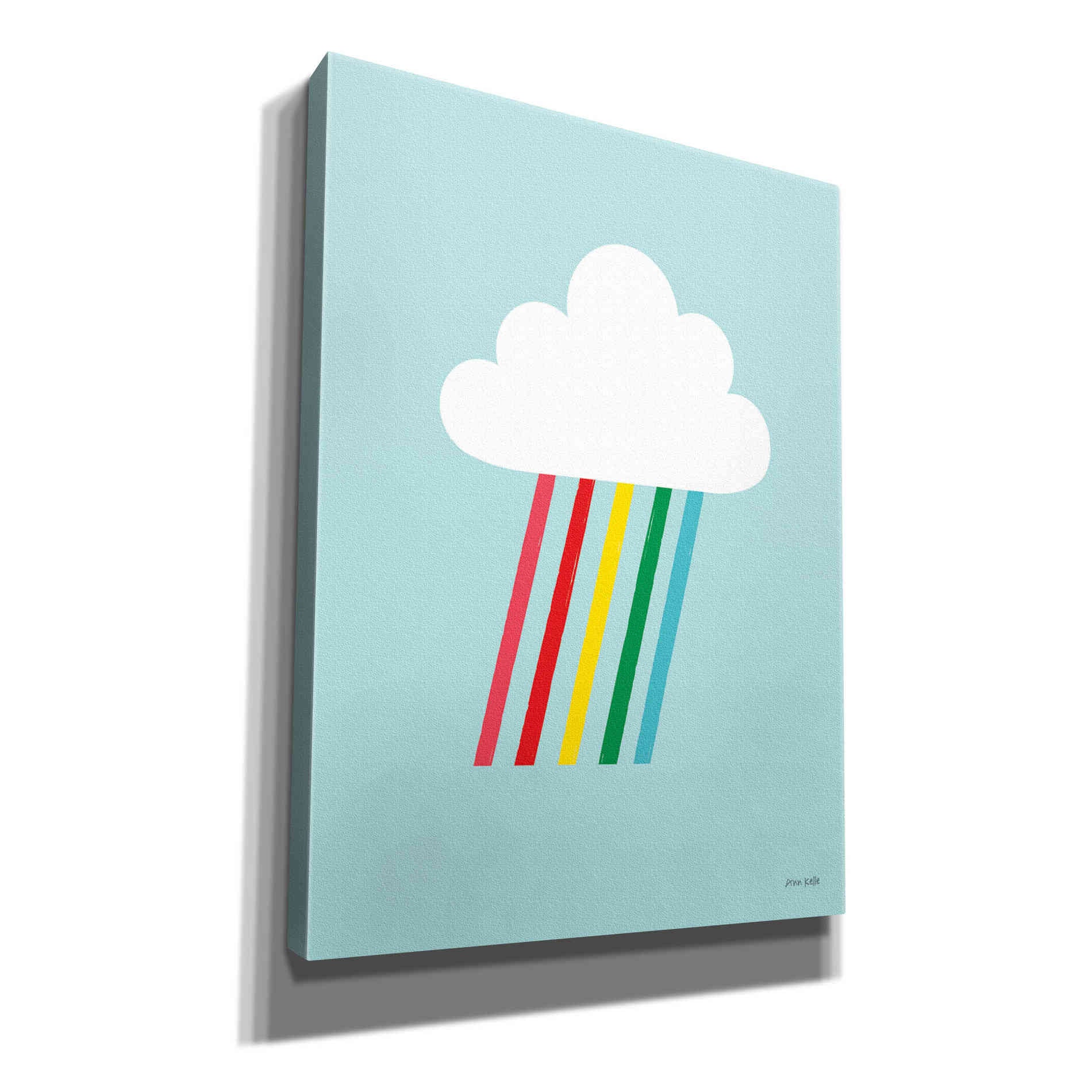 'Rainbow Rays II' by Ann Kelle Designs, Canvas Wall Art,12x16x1.1x0,20x24x1.1x0,26x30x1.74x0,40x54x1.74x0