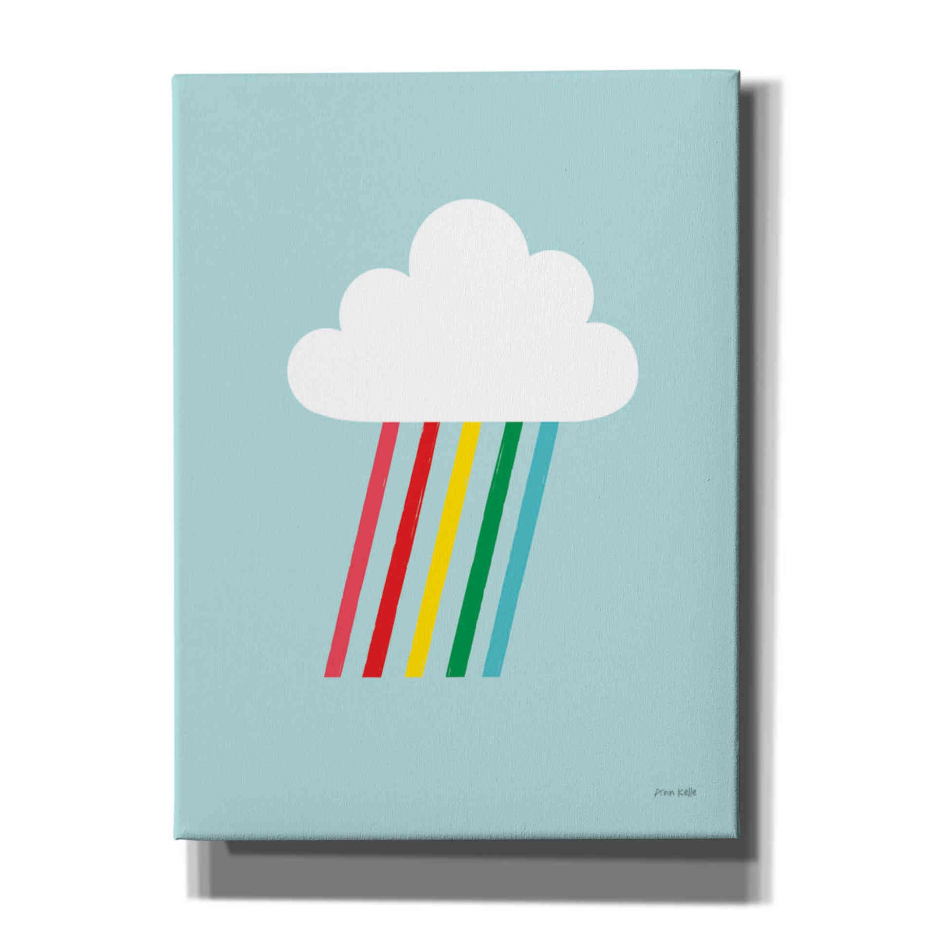 'Rainbow Rays II' by Ann Kelle Designs, Canvas Wall Art,12x16x1.1x0,20x24x1.1x0,26x30x1.74x0,40x54x1.74x0