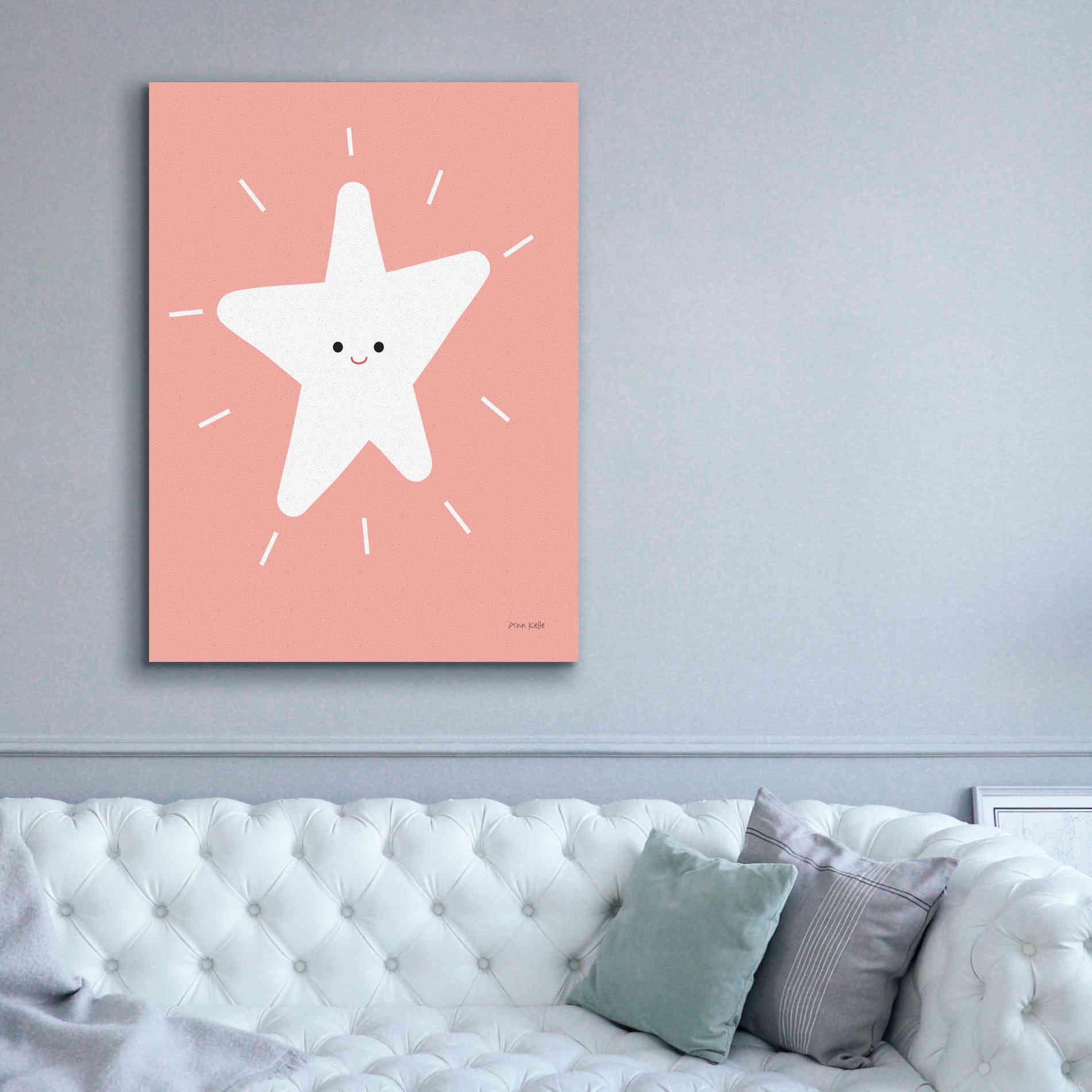 'Star' by Ann Kelle Designs, Canvas Wall Art,40 x 54