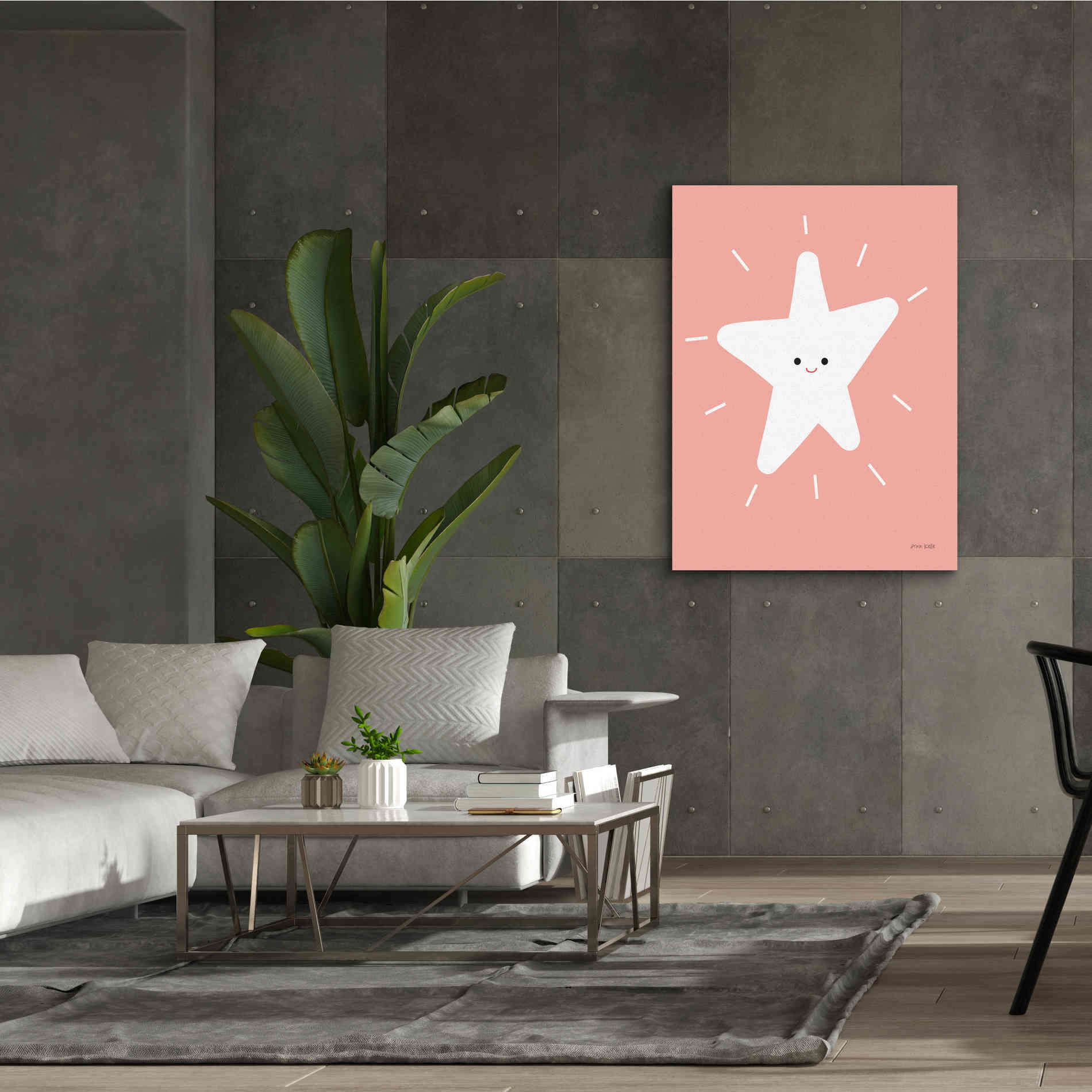 'Star' by Ann Kelle Designs, Canvas Wall Art,40 x 54