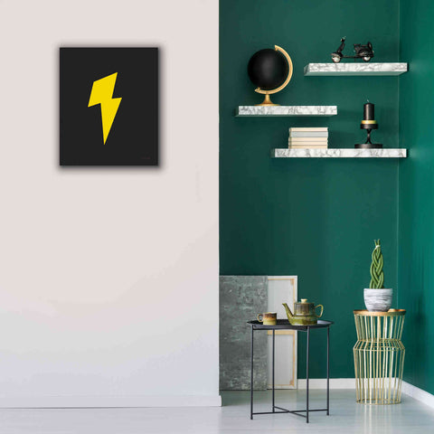 Image of 'Lightning' by Ann Kelle Designs, Canvas Wall Art,20 x 24