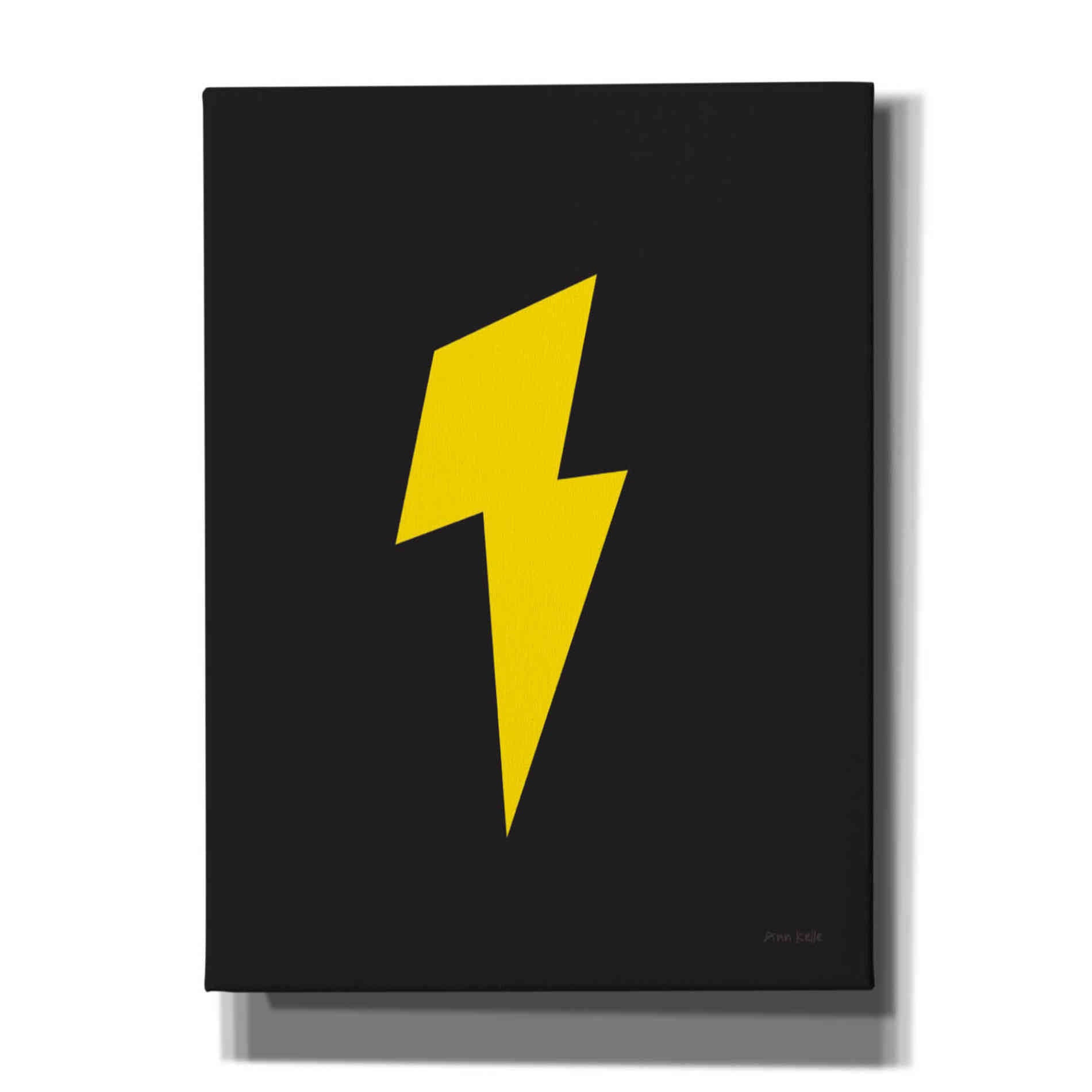 'Lightning' by Ann Kelle Designs, Canvas Wall Art,12x16x1.1x0,20x24x1.1x0,26x30x1.74x0,40x54x1.74x0