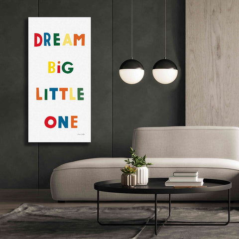 Image of 'Dream Big Little One Bright' by Ann Kelle Designs, Canvas Wall Art,30 x 60