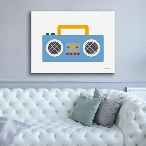 Image of 'Retro Boombox' by Ann Kelle Designs, Canvas Wall Art,54 x 40