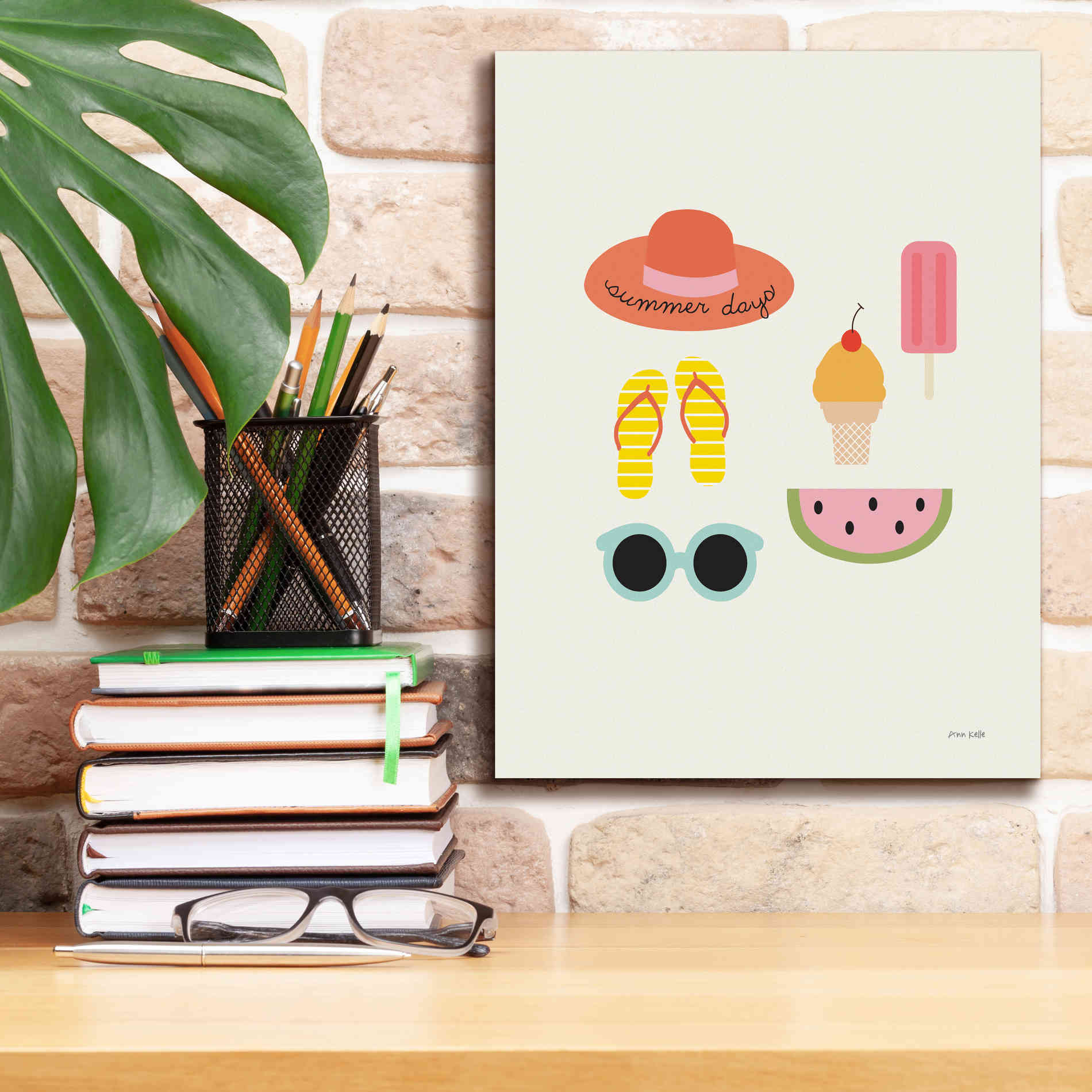 'Summer Daze I' by Ann Kelle Designs, Canvas Wall Art,12 x 16