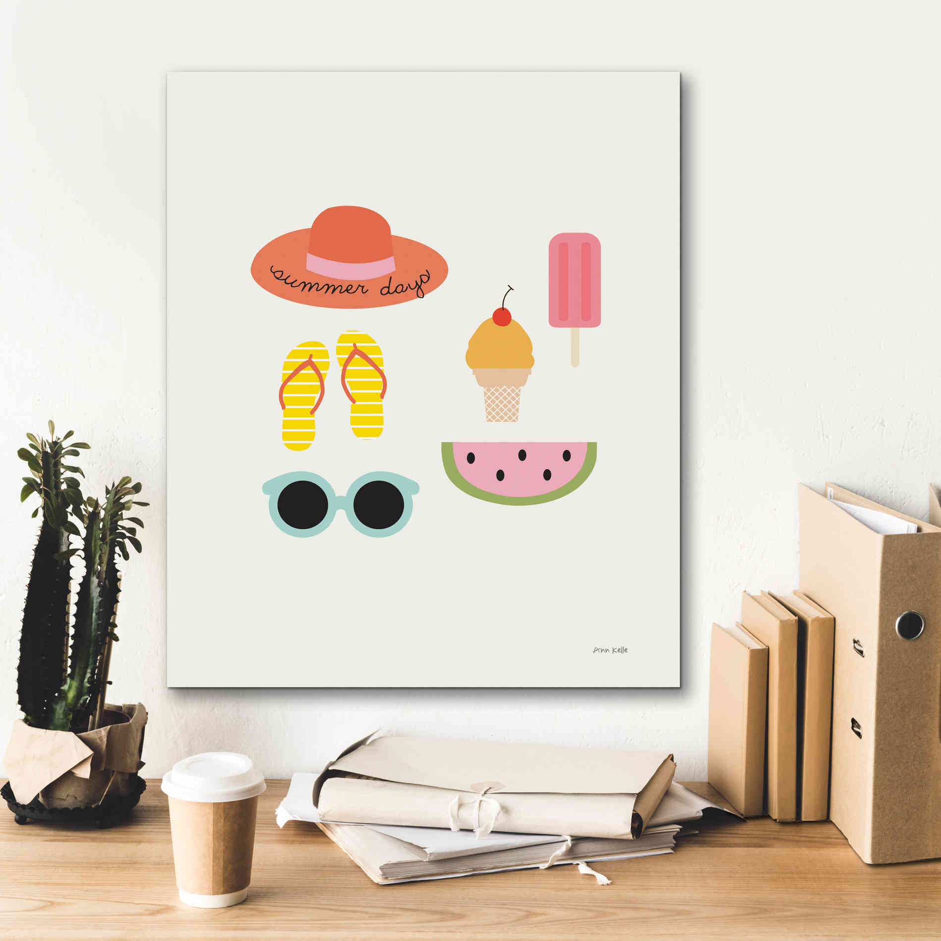 'Summer Daze I' by Ann Kelle Designs, Canvas Wall Art,20 x 24