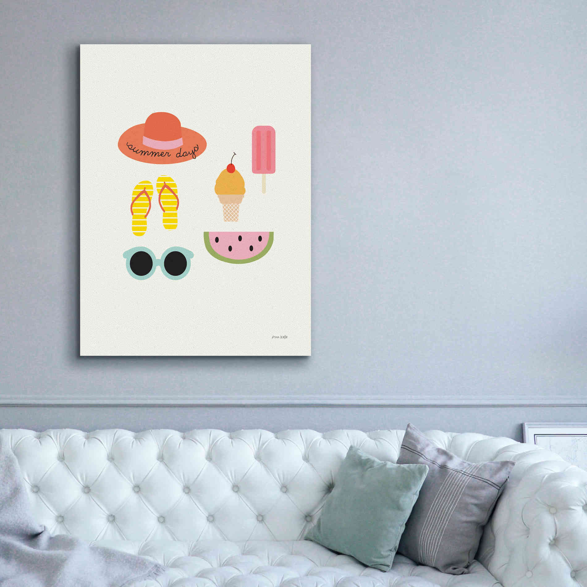 'Summer Daze I' by Ann Kelle Designs, Canvas Wall Art,40 x 54