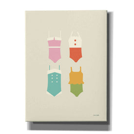 'Summer Bathing Suits' by Ann Kelle Designs, Canvas Wall Art,12x16x1.1x0,20x24x1.1x0,26x30x1.74x0,40x54x1.74x0