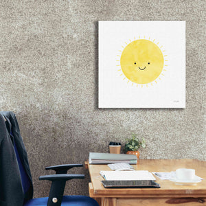 'Sunny Smile Days' by Ann Kelle Designs, Canvas Wall Art,26 x 26