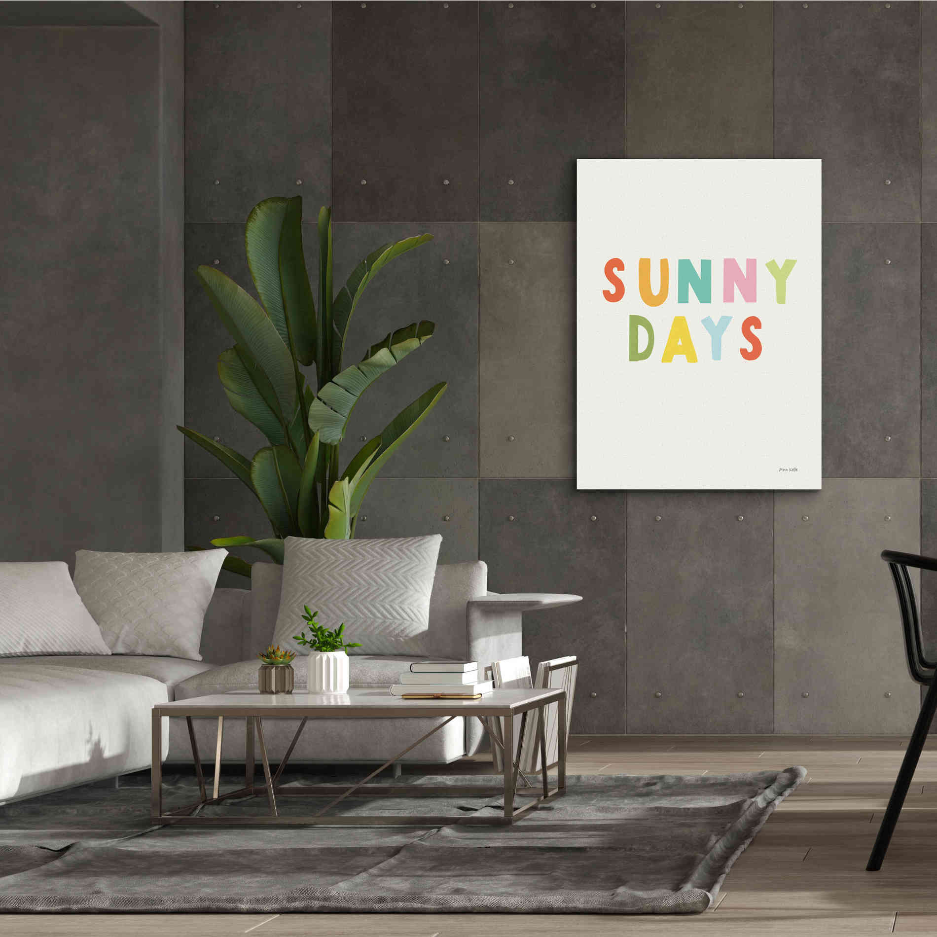 'Sunny Days' by Ann Kelle Designs, Canvas Wall Art,40 x 54