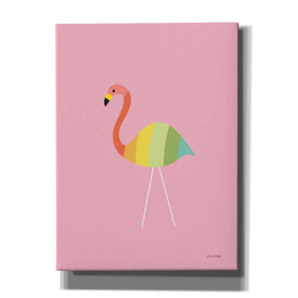'Flamingo Colors' by Ann Kelle Designs, Canvas Wall Art,12x16x1.1x0,20x24x1.1x0,26x30x1.74x0,40x54x1.74x0
