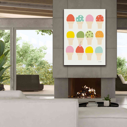 Image of 'Single Scoops' by Ann Kelle Designs, Canvas Wall Art,40 x 54