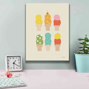 'Double Scoops' by Ann Kelle Designs, Canvas Wall Art,12 x 16