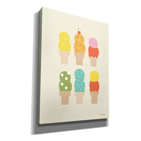 Image of 'Double Scoops' by Ann Kelle Designs, Canvas Wall Art,12x16x1.1x0,20x24x1.1x0,26x30x1.74x0,40x54x1.74x0