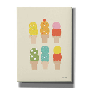 'Double Scoops' by Ann Kelle Designs, Canvas Wall Art,12x16x1.1x0,20x24x1.1x0,26x30x1.74x0,40x54x1.74x0