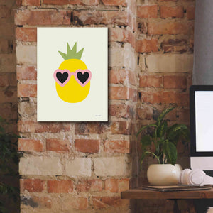 'Sunny Pineapple' by Ann Kelle Designs, Canvas Wall Art,12 x 16