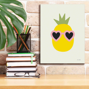 'Sunny Pineapple' by Ann Kelle Designs, Canvas Wall Art,12 x 16