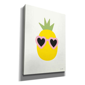 'Sunny Pineapple' by Ann Kelle Designs, Canvas Wall Art,12x16x1.1x0,20x24x1.1x0,26x30x1.74x0,40x54x1.74x0