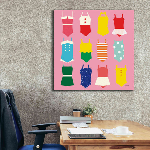 Image of 'Bathing Suits Galore' by Ann Kelle Designs, Canvas Wall Art,37 x 37