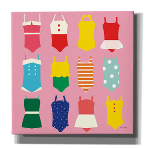 'Bathing Suits Galore' by Ann Kelle Designs, Canvas Wall Art,12x12x1.1x0,18x18x1.1x0,26x26x1.74x0,37x37x1.74x0