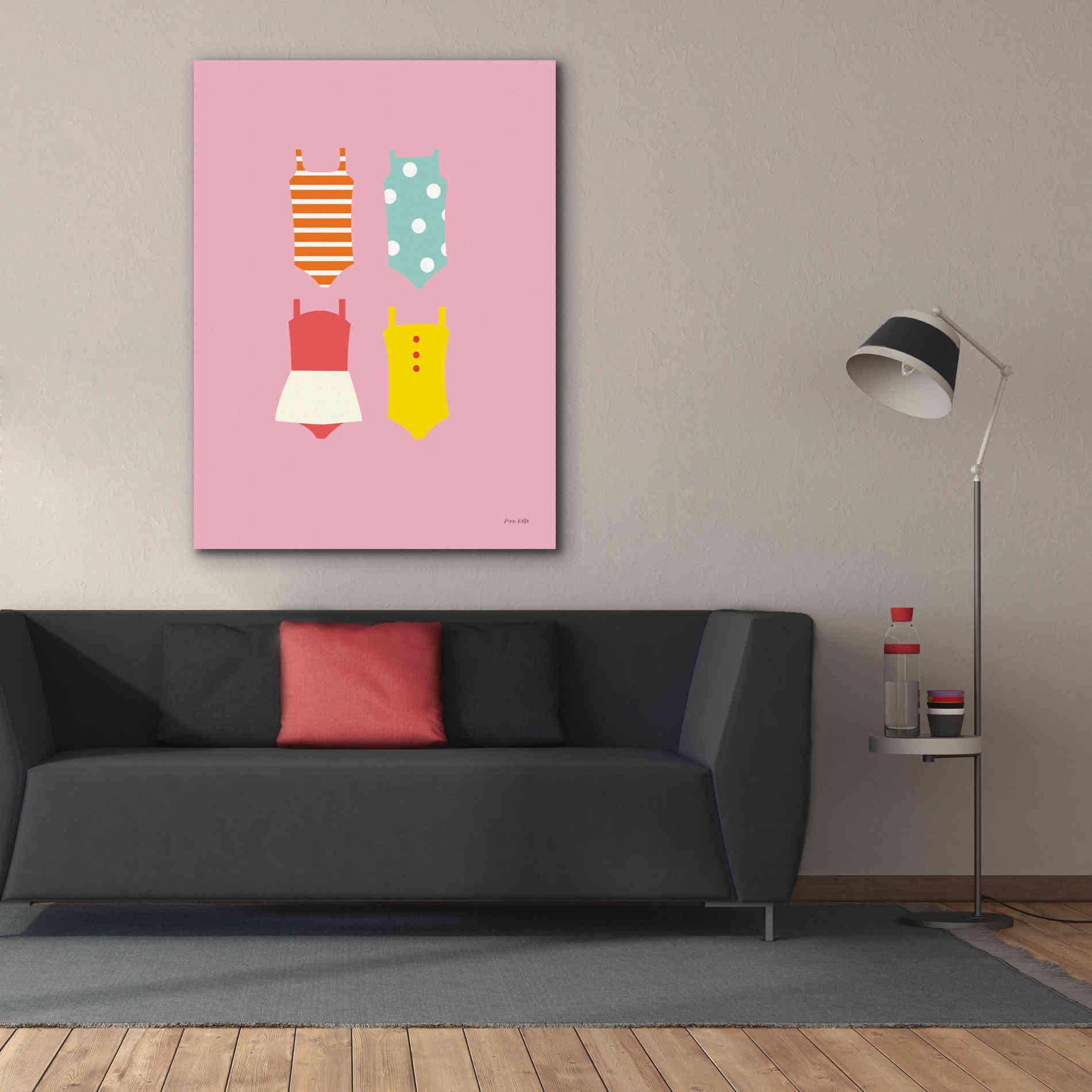 'Bathing Suits Galore II' by Ann Kelle Designs, Canvas Wall Art,40 x 54