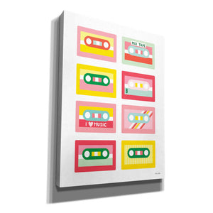 'Lets Listen to Music III' by Ann Kelle Designs, Canvas Wall Art,12x16x1.1x0,20x24x1.1x0,26x30x1.74x0,40x54x1.74x0