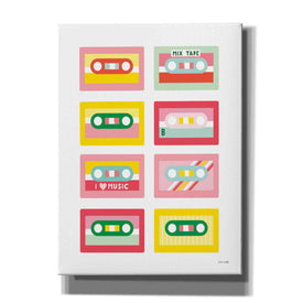 'Lets Listen to Music III' by Ann Kelle Designs, Canvas Wall Art,12x16x1.1x0,20x24x1.1x0,26x30x1.74x0,40x54x1.74x0