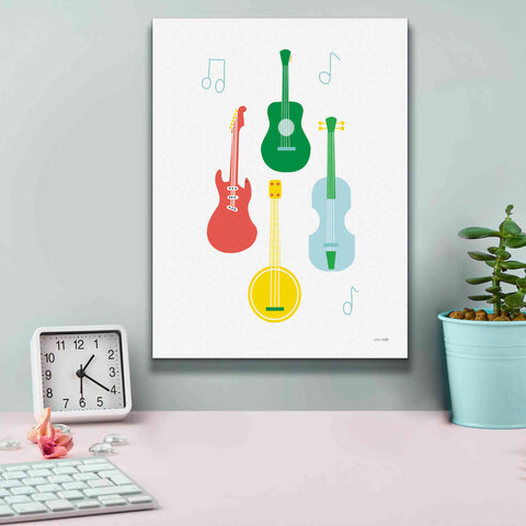 Image of 'Lets Listen to Music IV' by Ann Kelle Designs, Canvas Wall Art,12 x 16