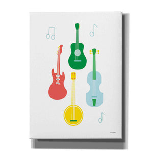 'Lets Listen to Music IV' by Ann Kelle Designs, Canvas Wall Art,12x16x1.1x0,20x24x1.1x0,26x30x1.74x0,40x54x1.74x0