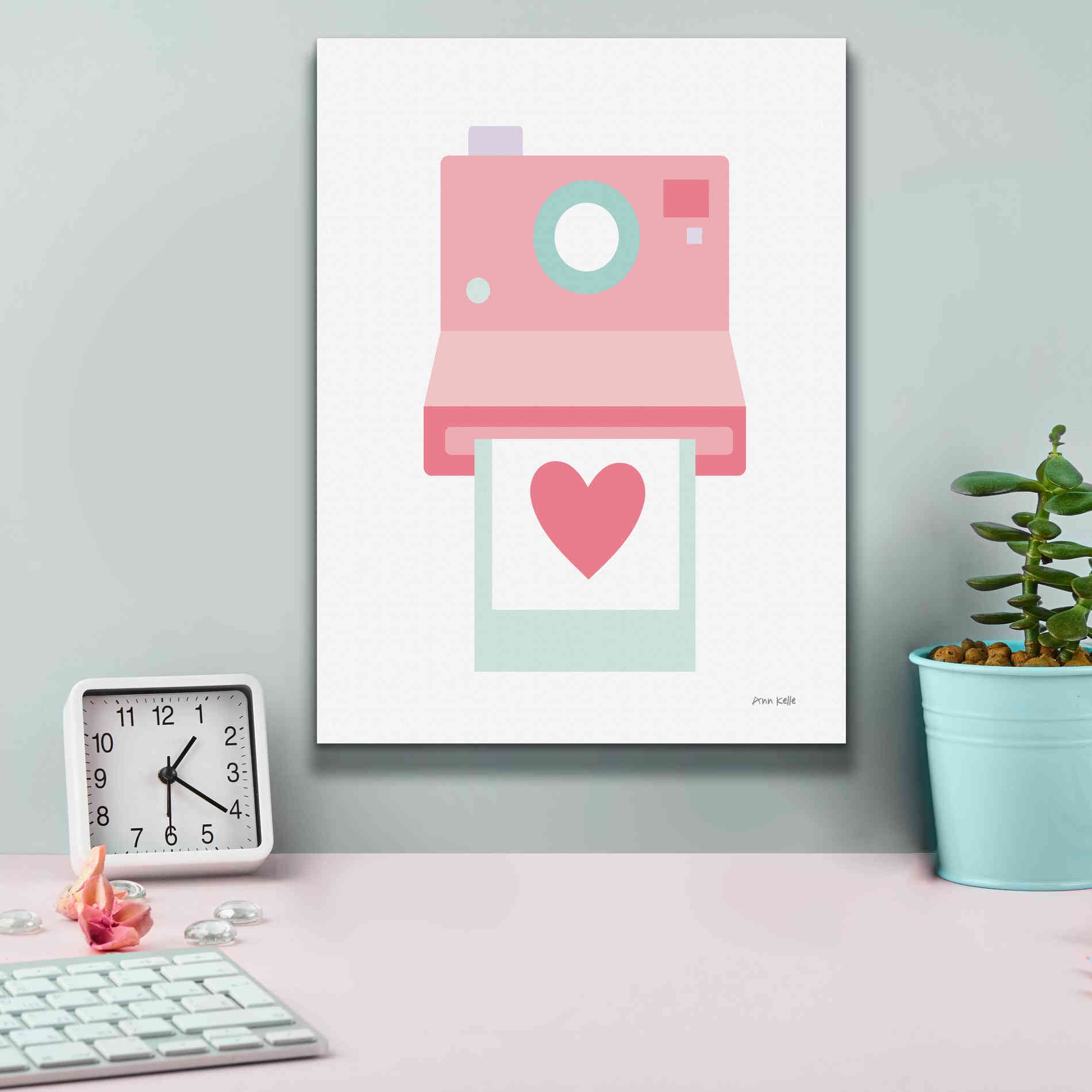 'Camera Shy I' by Ann Kelle Designs, Canvas Wall Art,12 x 16