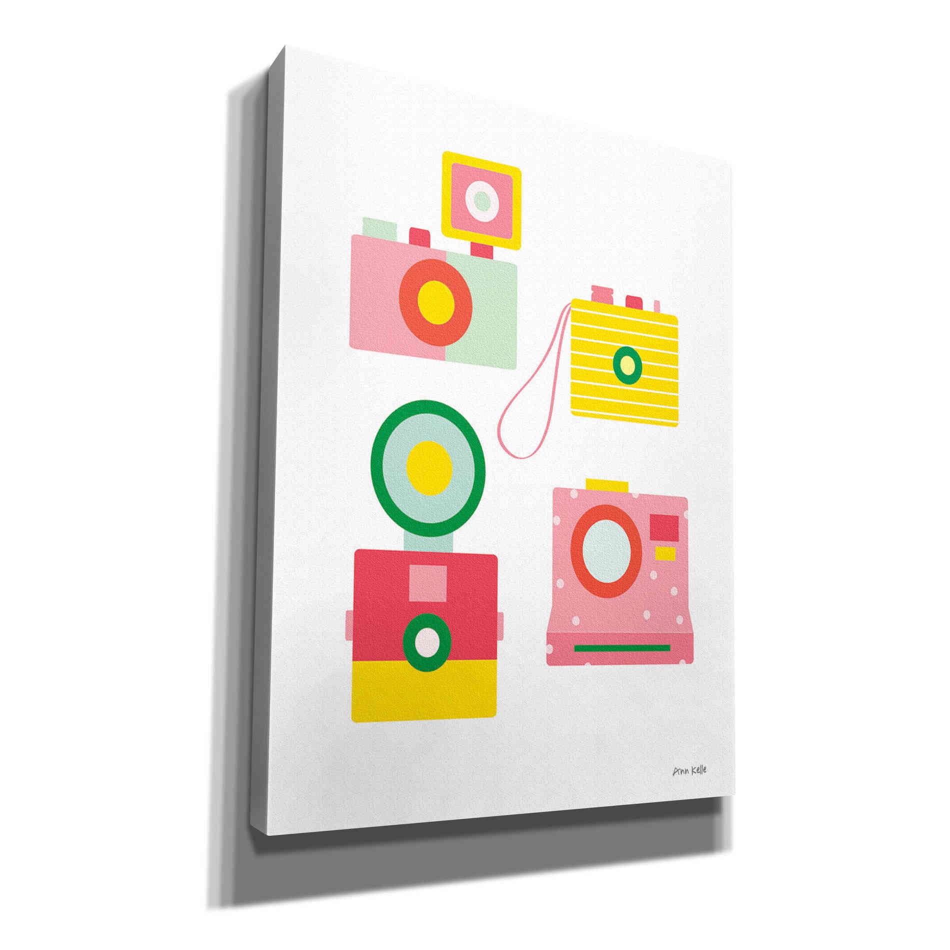 'Camera Shy II' by Ann Kelle Designs, Canvas Wall Art,12x16x1.1x0,20x24x1.1x0,26x30x1.74x0,40x54x1.74x0