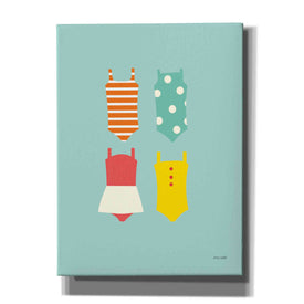 'Bahting Suits Galore II Blue' by Ann Kelle Designs, Canvas Wall Art,12x16x1.1x0,20x24x1.1x0,26x30x1.74x0,40x54x1.74x0