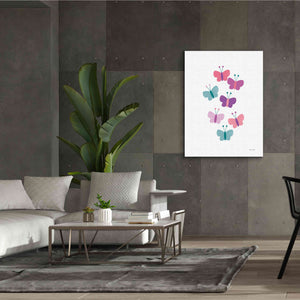 'Butterfly Friends Girly' by Ann Kelle Designs, Canvas Wall Art,40 x 54