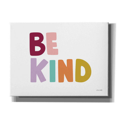 Image of 'Be Kind Pastel' by Ann Kelle Designs, Canvas Wall Art,16x12x1.1x0,26x18x1.1x0,34x26x1.74x0,54x40x1.74x0