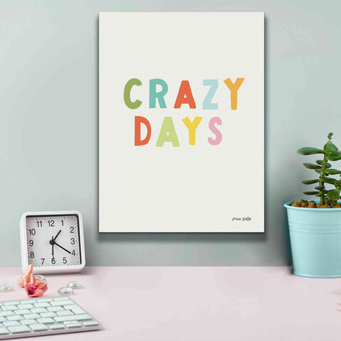 Image of 'Crazy Days' by Ann Kelle Designs, Canvas Wall Art,12 x 16