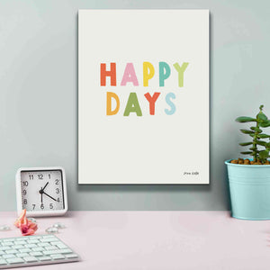 'Happy Days' by Ann Kelle Designs, Canvas Wall Art,12 x 16