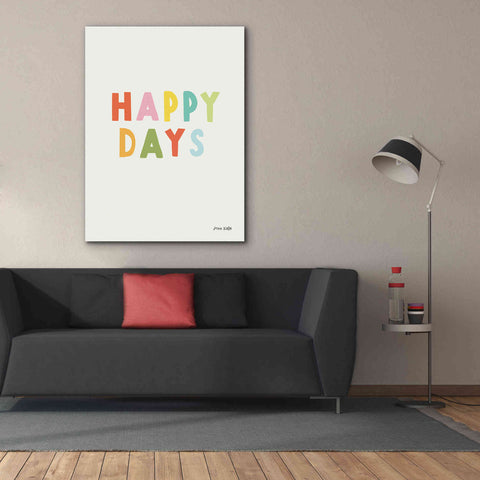 Image of 'Happy Days' by Ann Kelle Designs, Canvas Wall Art,40 x 54