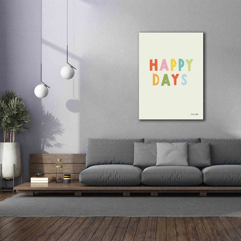 Image of 'Happy Days' by Ann Kelle Designs, Canvas Wall Art,40 x 54