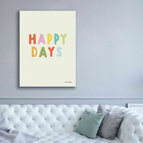 Image of 'Happy Days' by Ann Kelle Designs, Canvas Wall Art,40 x 54