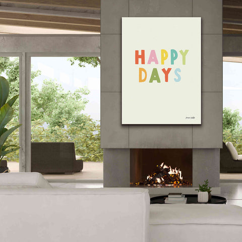 Image of 'Happy Days' by Ann Kelle Designs, Canvas Wall Art,40 x 54