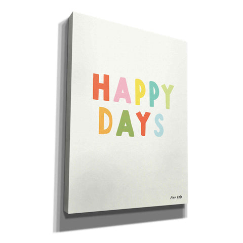 Image of 'Happy Days' by Ann Kelle Designs, Canvas Wall Art,12x16x1.1x0,20x24x1.1x0,26x30x1.74x0,40x54x1.74x0