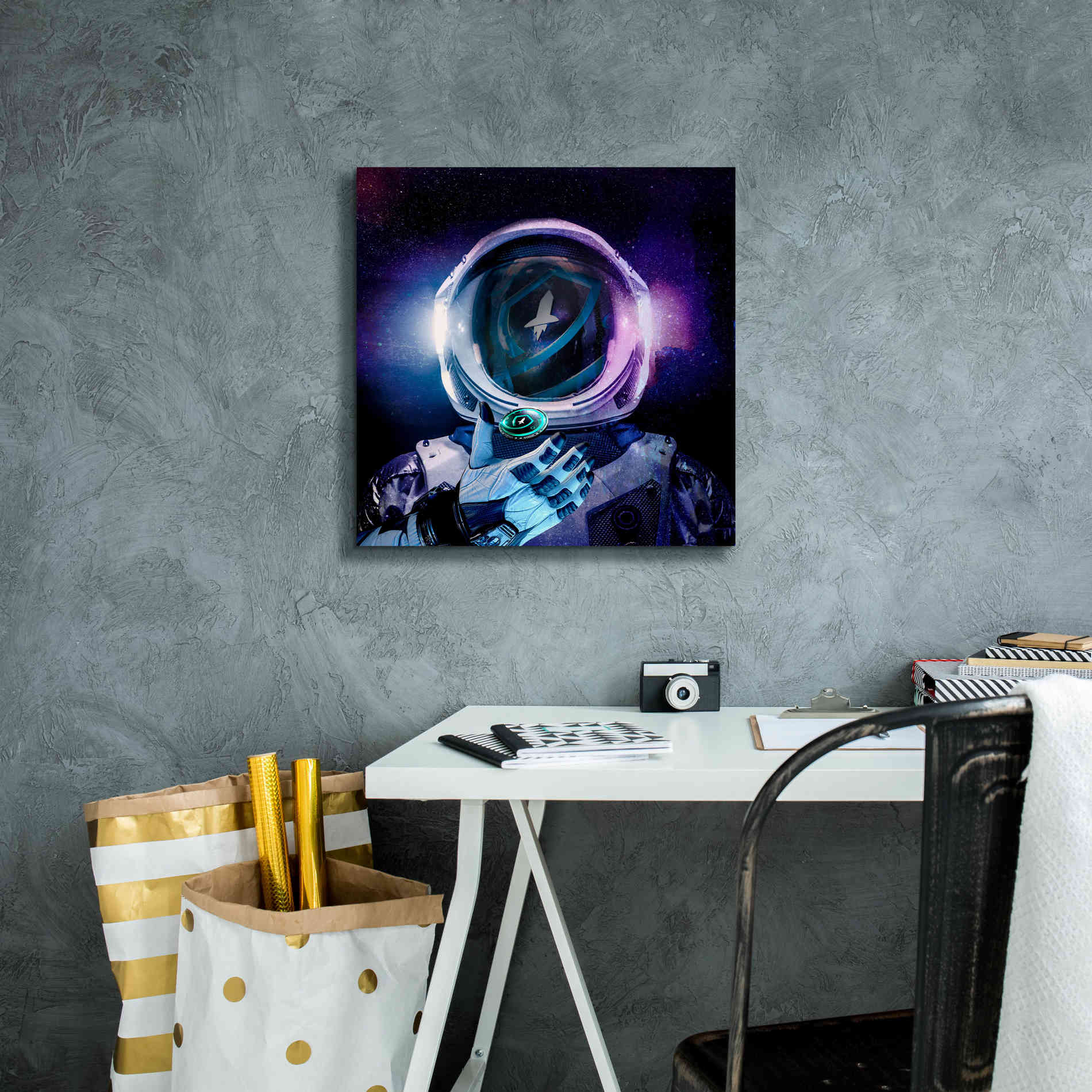'SafeMoon Crypto,' Canvas Wall Art,18 x 18