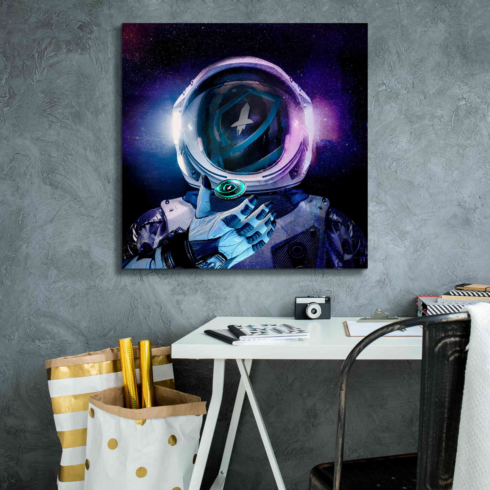 'SafeMoon Crypto,' Canvas Wall Art,26 x 26