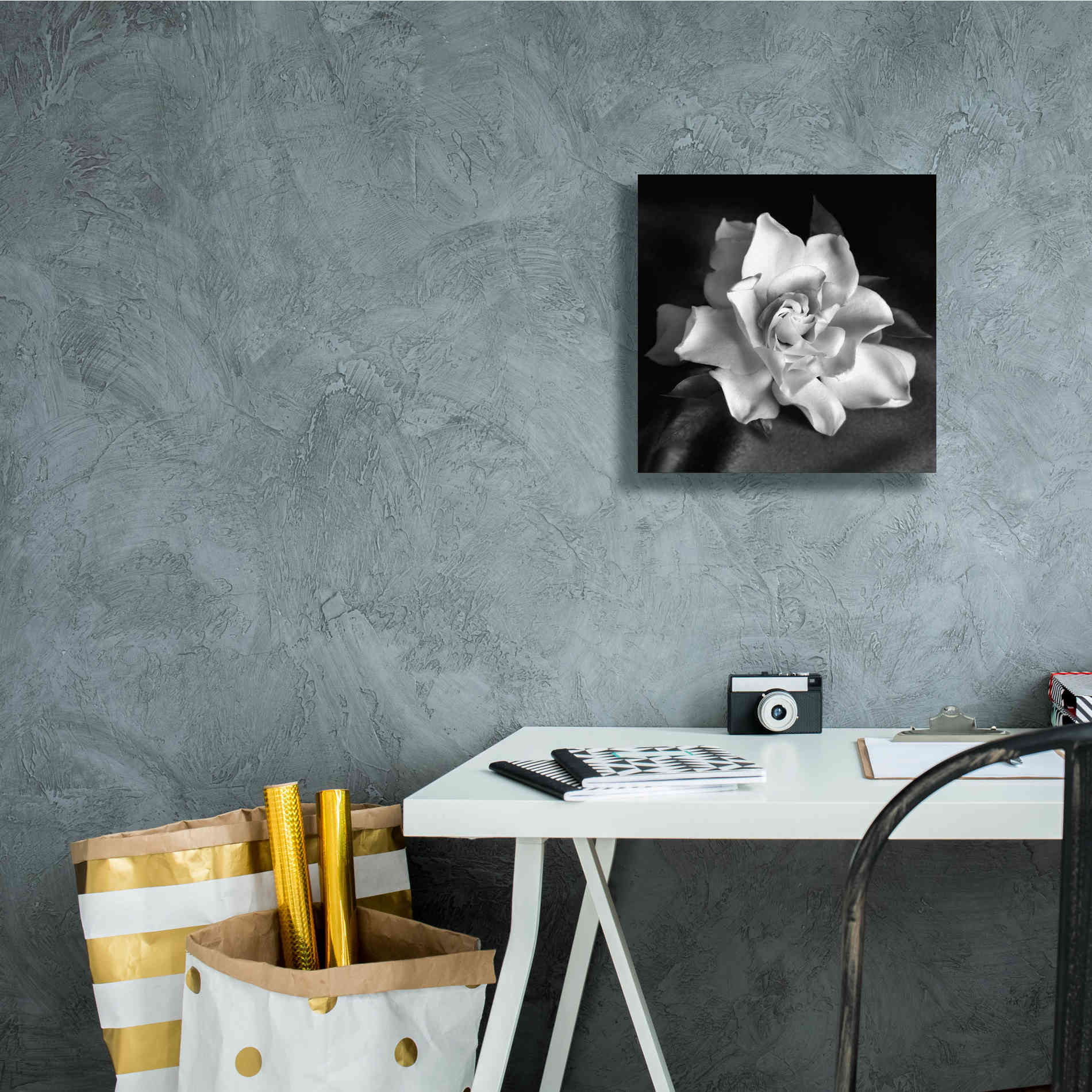 'Gardenia' by Debra Van Swearingen, Canvas Wall Art,12 x 12