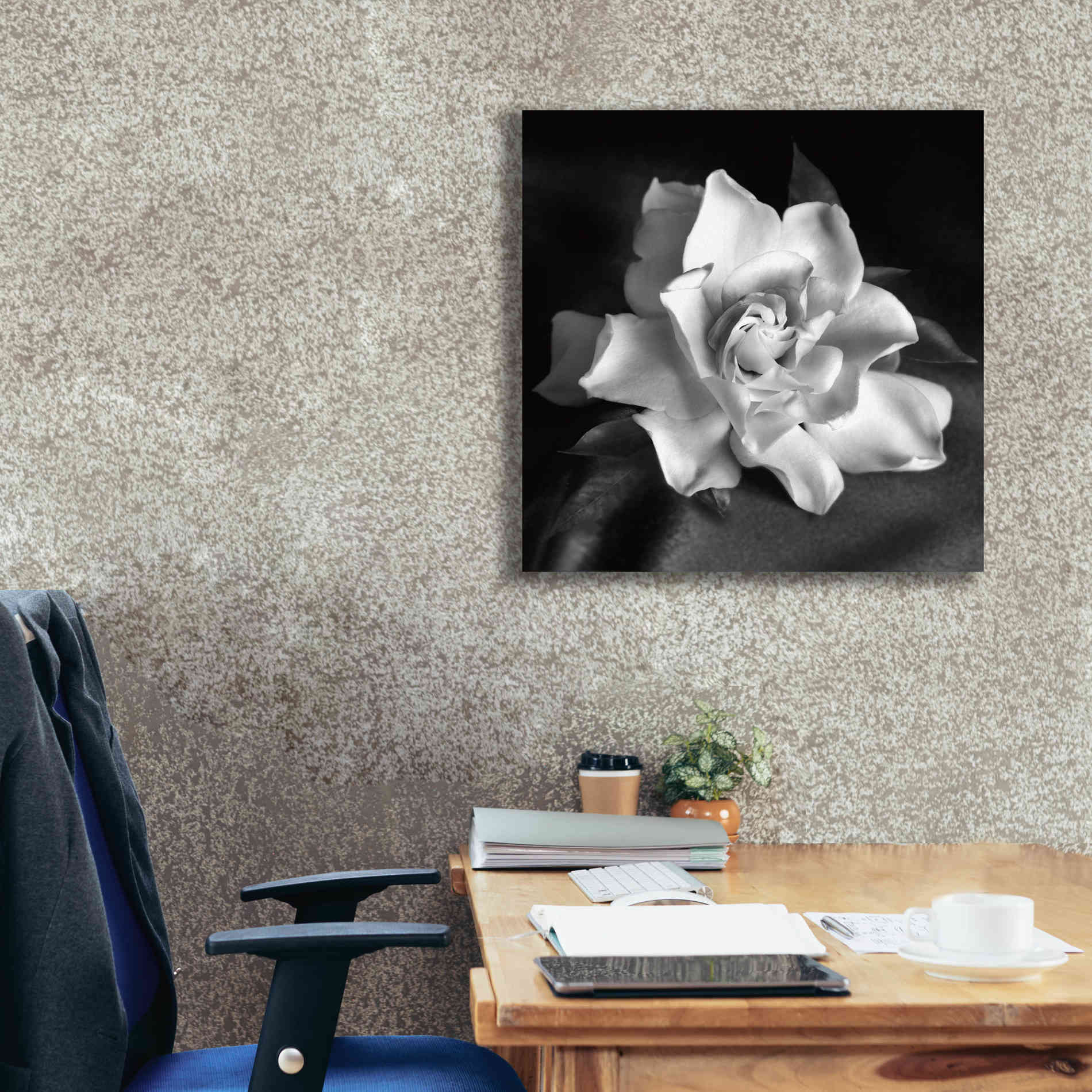 'Gardenia' by Debra Van Swearingen, Canvas Wall Art,26 x 26