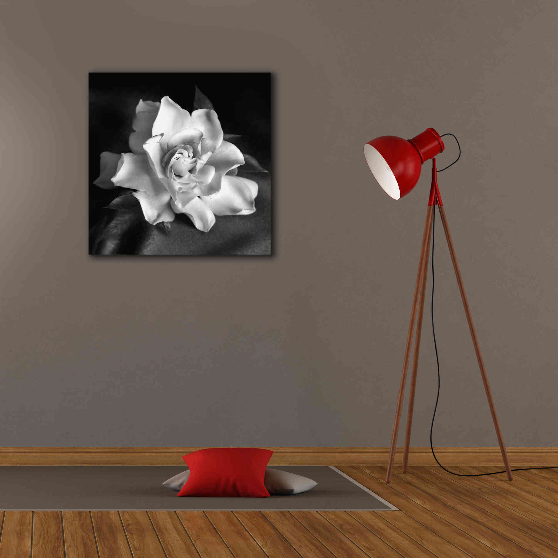 'Gardenia' by Debra Van Swearingen, Canvas Wall Art,26 x 26