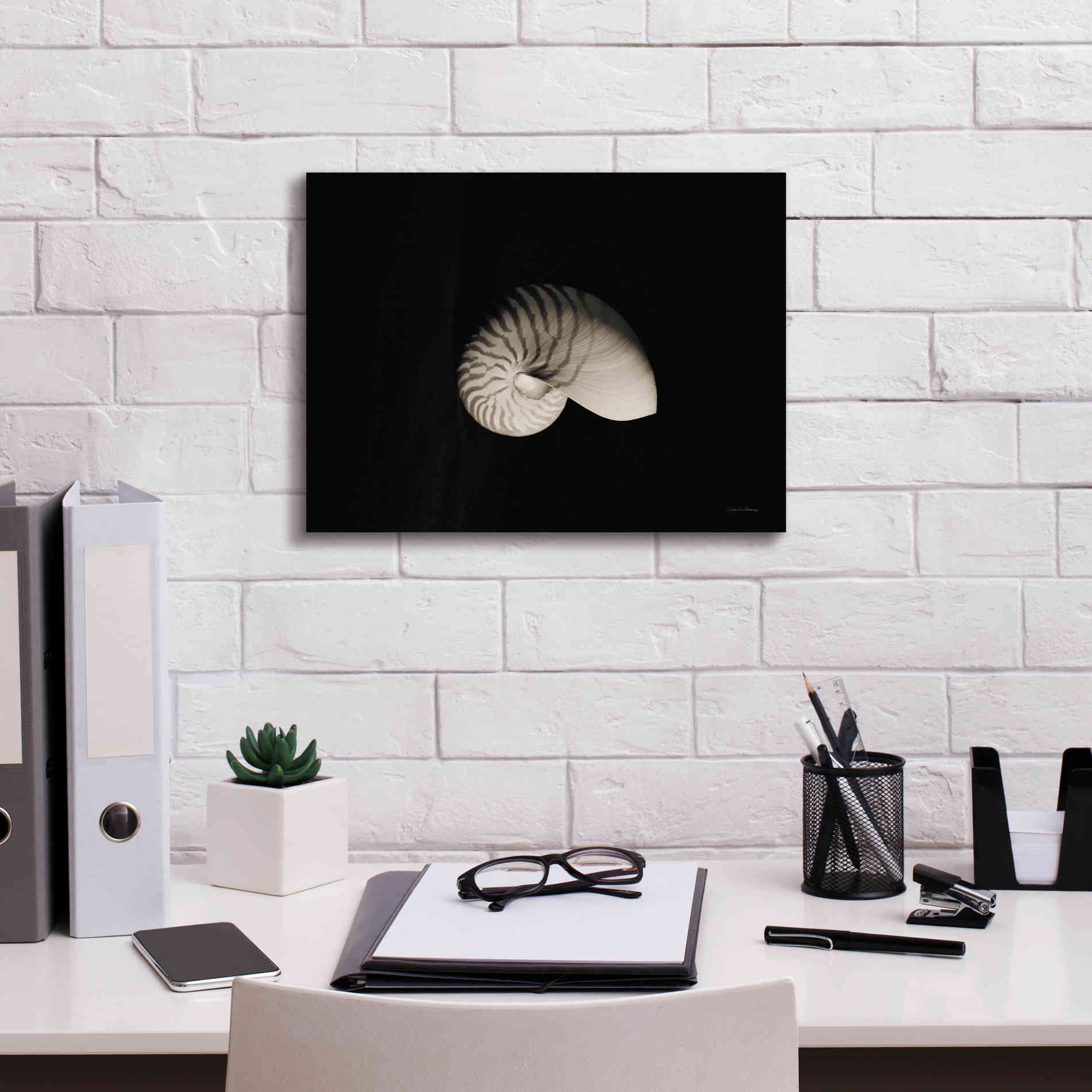 'Nautilus I' by Debra Van Swearingen, Canvas Wall Art,16 x 12