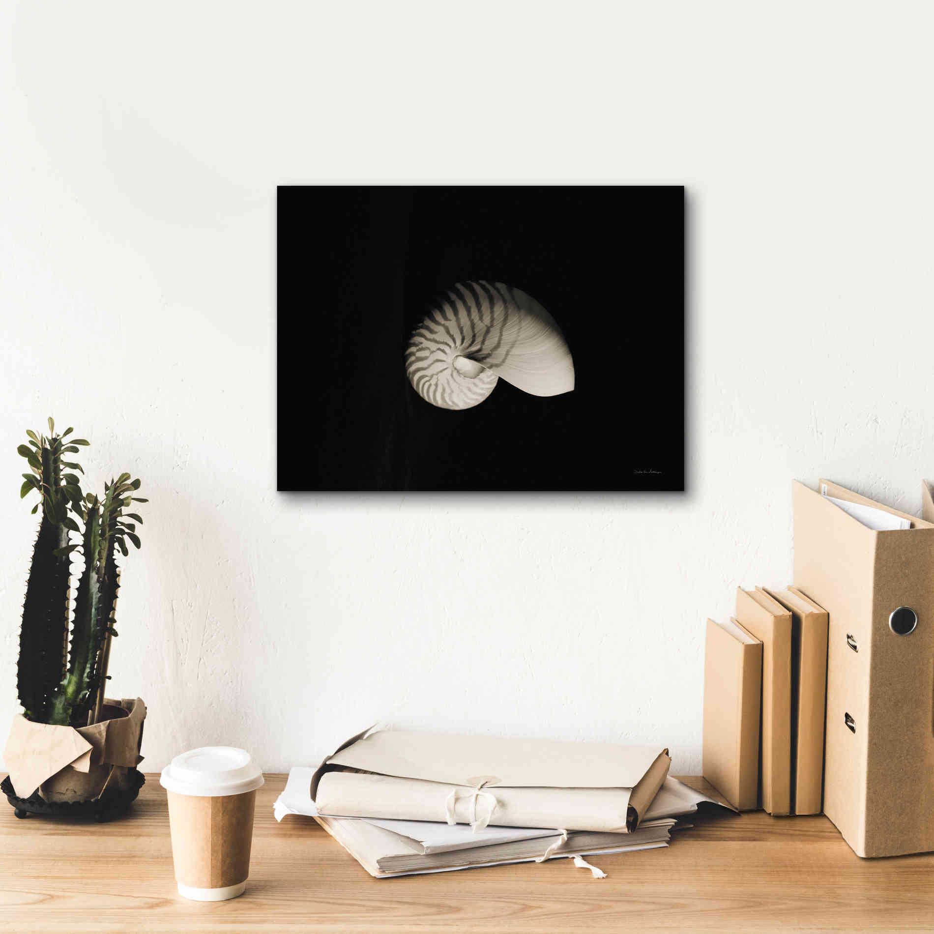 'Nautilus I' by Debra Van Swearingen, Canvas Wall Art,16 x 12