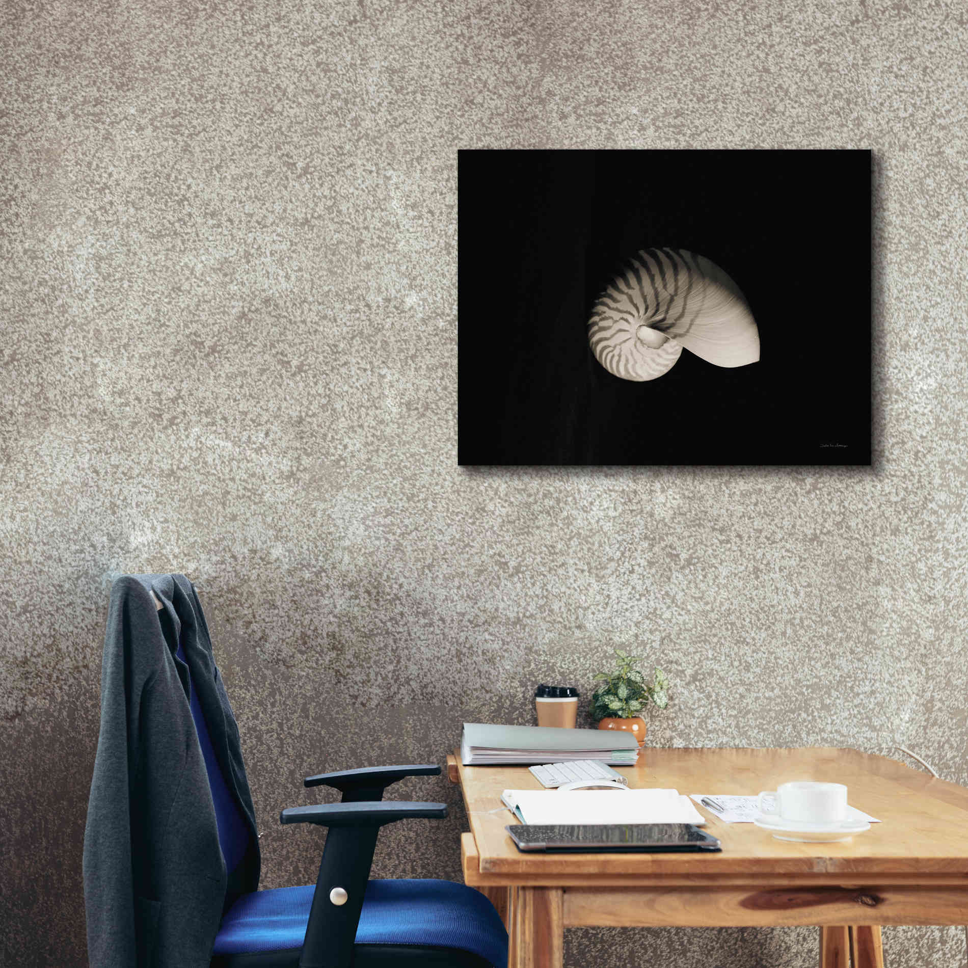 'Nautilus I' by Debra Van Swearingen, Canvas Wall Art,34 x 26