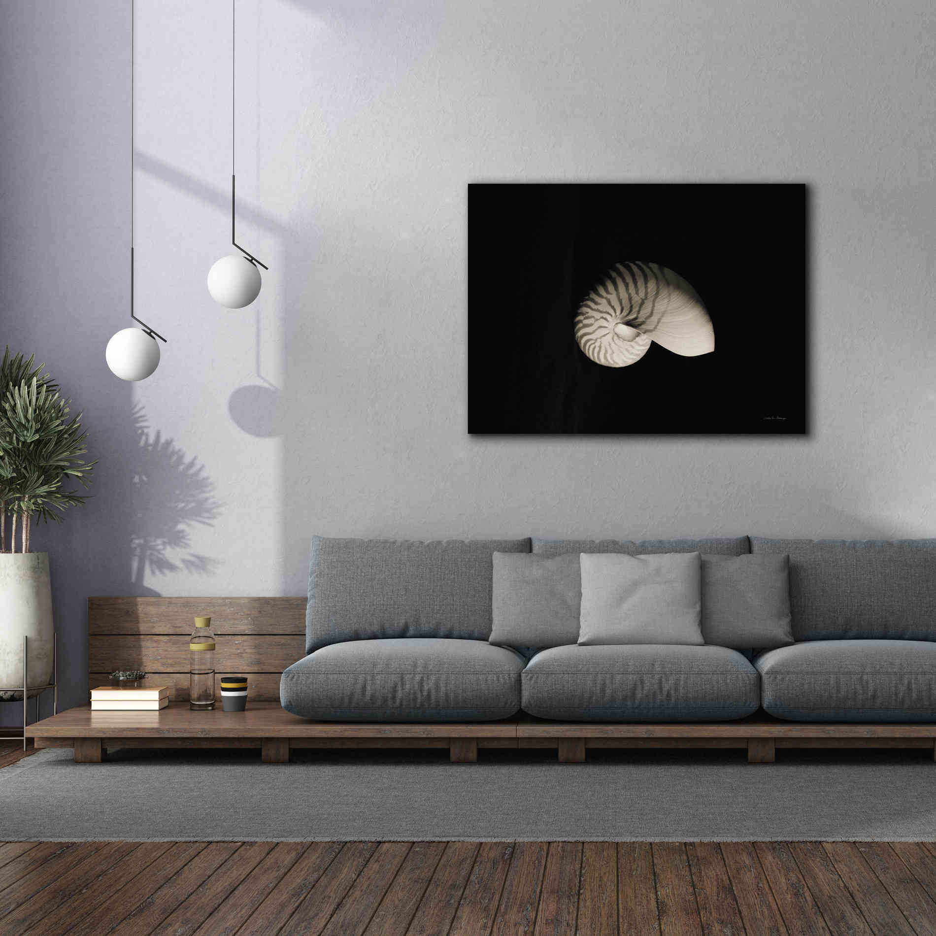 'Nautilus I' by Debra Van Swearingen, Canvas Wall Art,54 x 40